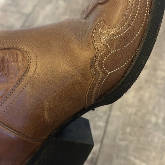 Brown leather cowboy boots 6.5 - Picture 6 of 8